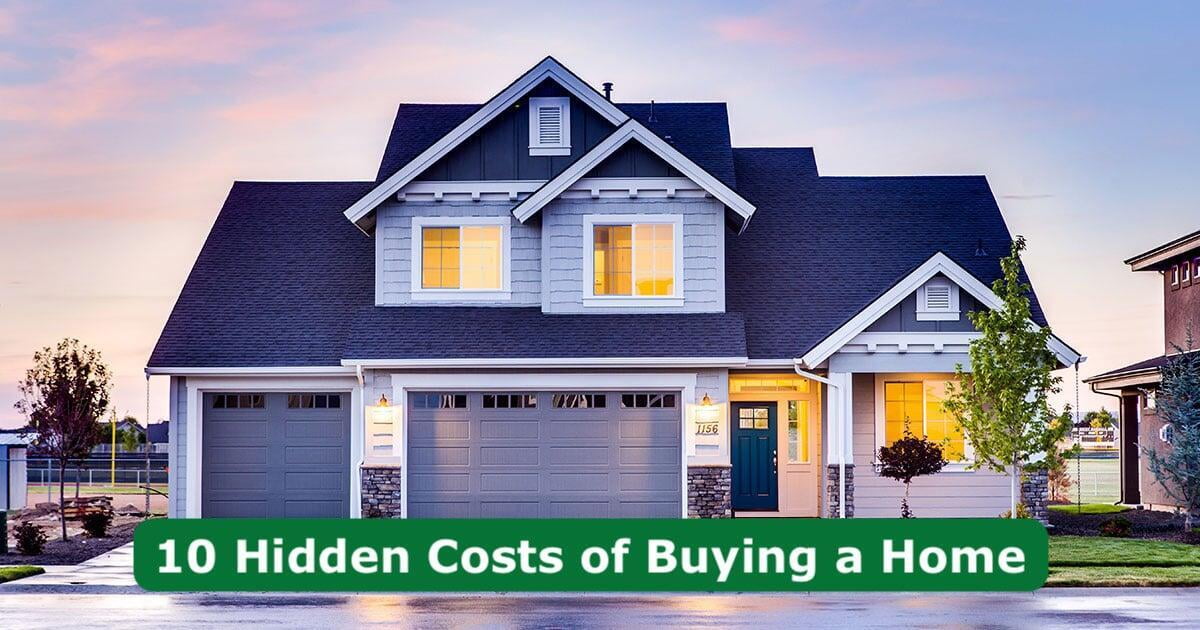 10 Hidden Costs of Buying a Home