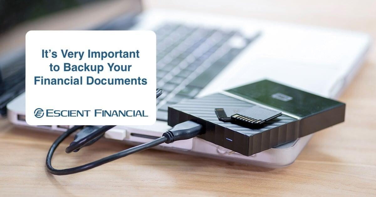 Backing Up Your Financial Documents